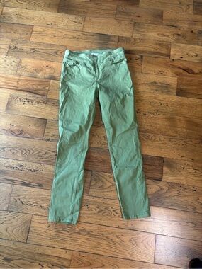 Y2K Go Fish Clothing & Jewelry Women’s Slim Fit Green Cotton Jeans Size 10